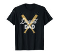 Baseball Dugout Dad Baseball Bats T-Shirt - Fun Novelty Design for Adults - T-Shirt, Sweatshirt, Hoodie