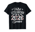 Proud Little Brother 2026 Senior T-Shirt - Aesthetic Graphic for Adults - T-Shirt, Sweatshirt, Hoodie