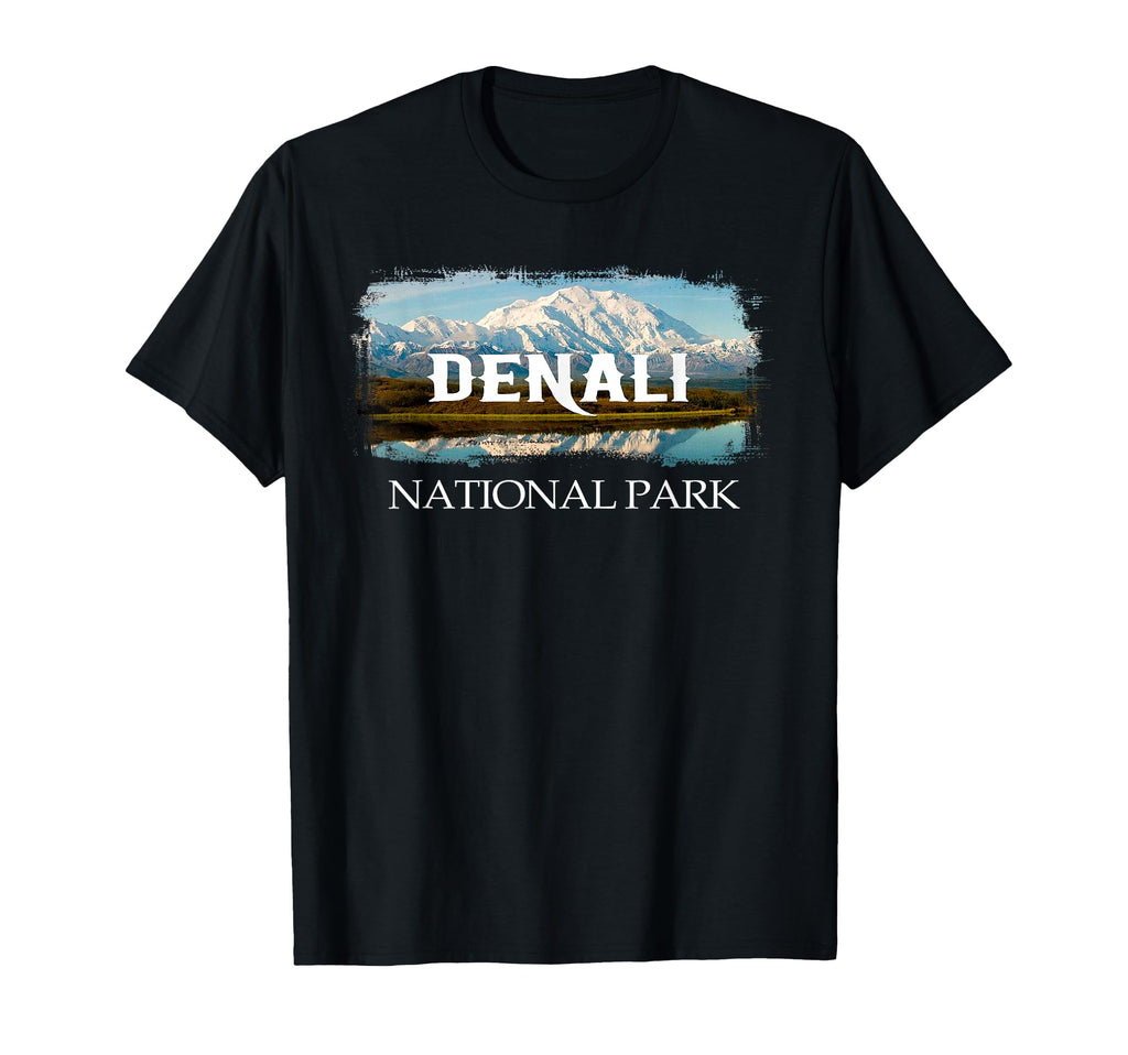 Denali Alaska National Park T-Shirt - Minimalist Print Men Women - T-Shirt, Sweatshirt, Hoodie