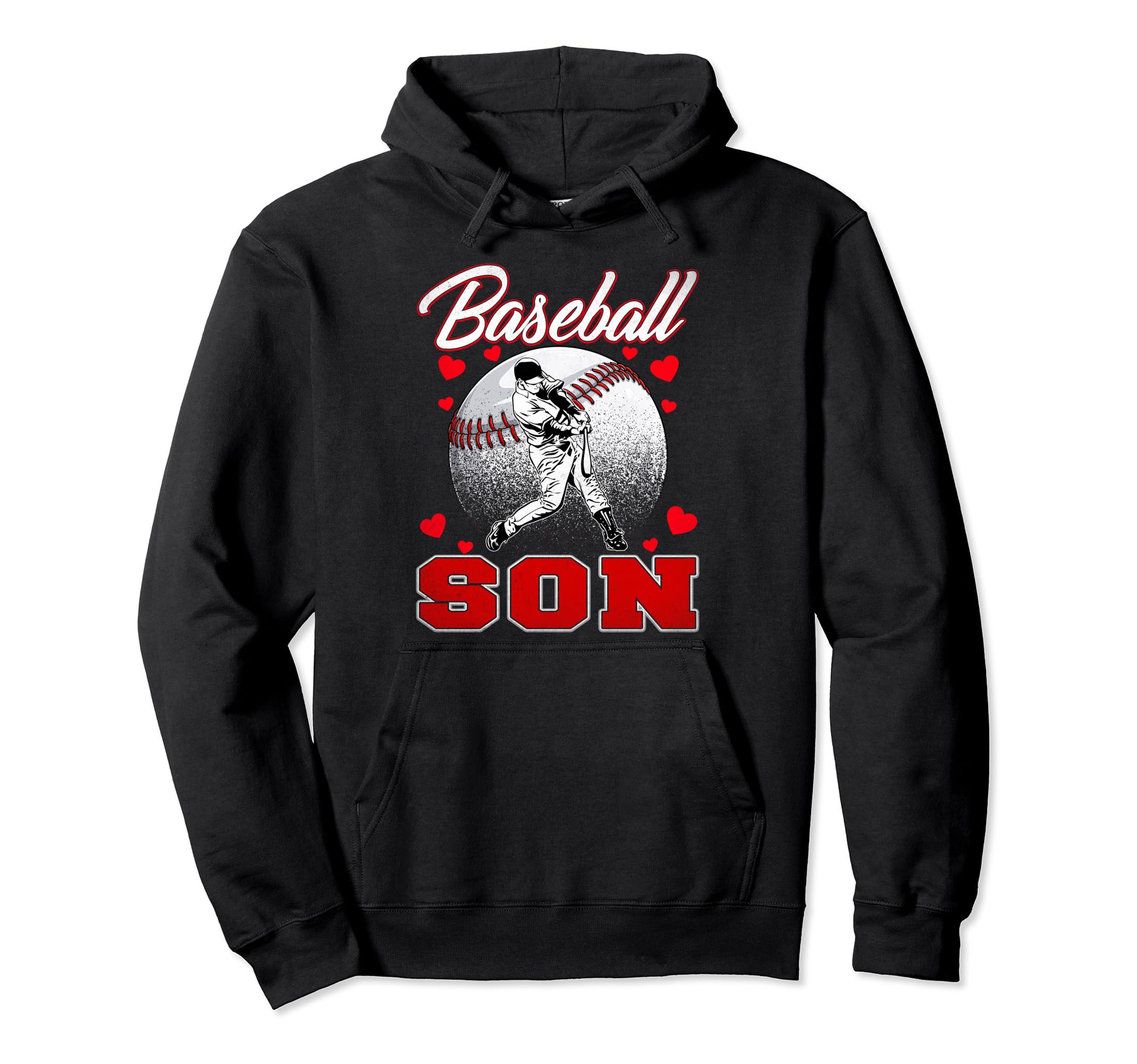 Baseball Son Him Family Matching Hoodie - Streetwear Style Men Women - T-Shirt, Sweatshirt, Hoodie