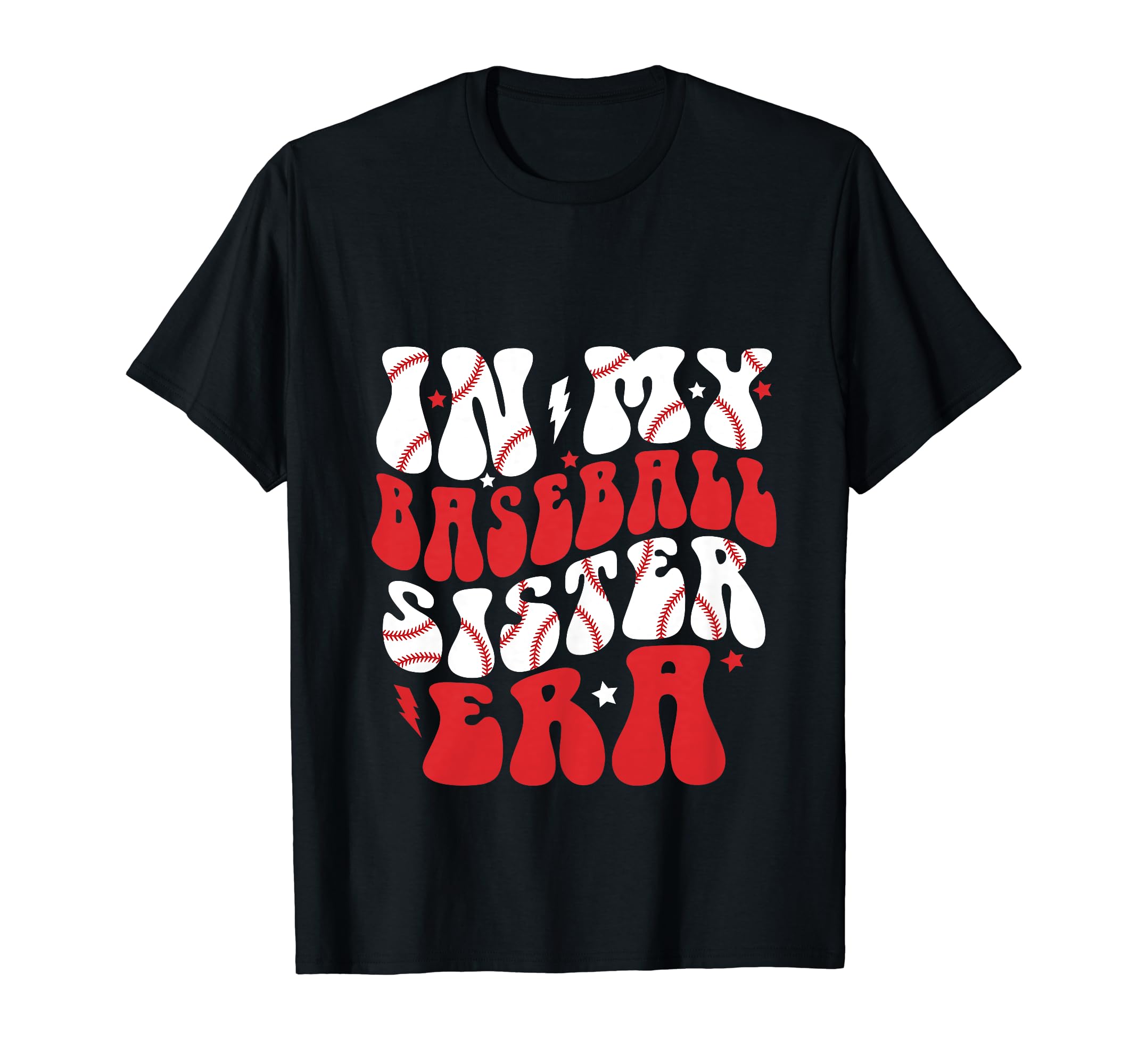 My Baseball Sister Era Groovy Sister T-Shirt - Unique Graphic Men Women - T-Shirt, Sweatshirt, Hoodie