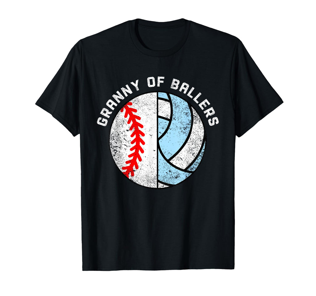 Granny Ballers Funny Baseball T-Shirt - Casual Everyday Wear Men Women - T-Shirt, Sweatshirt, Hoodie