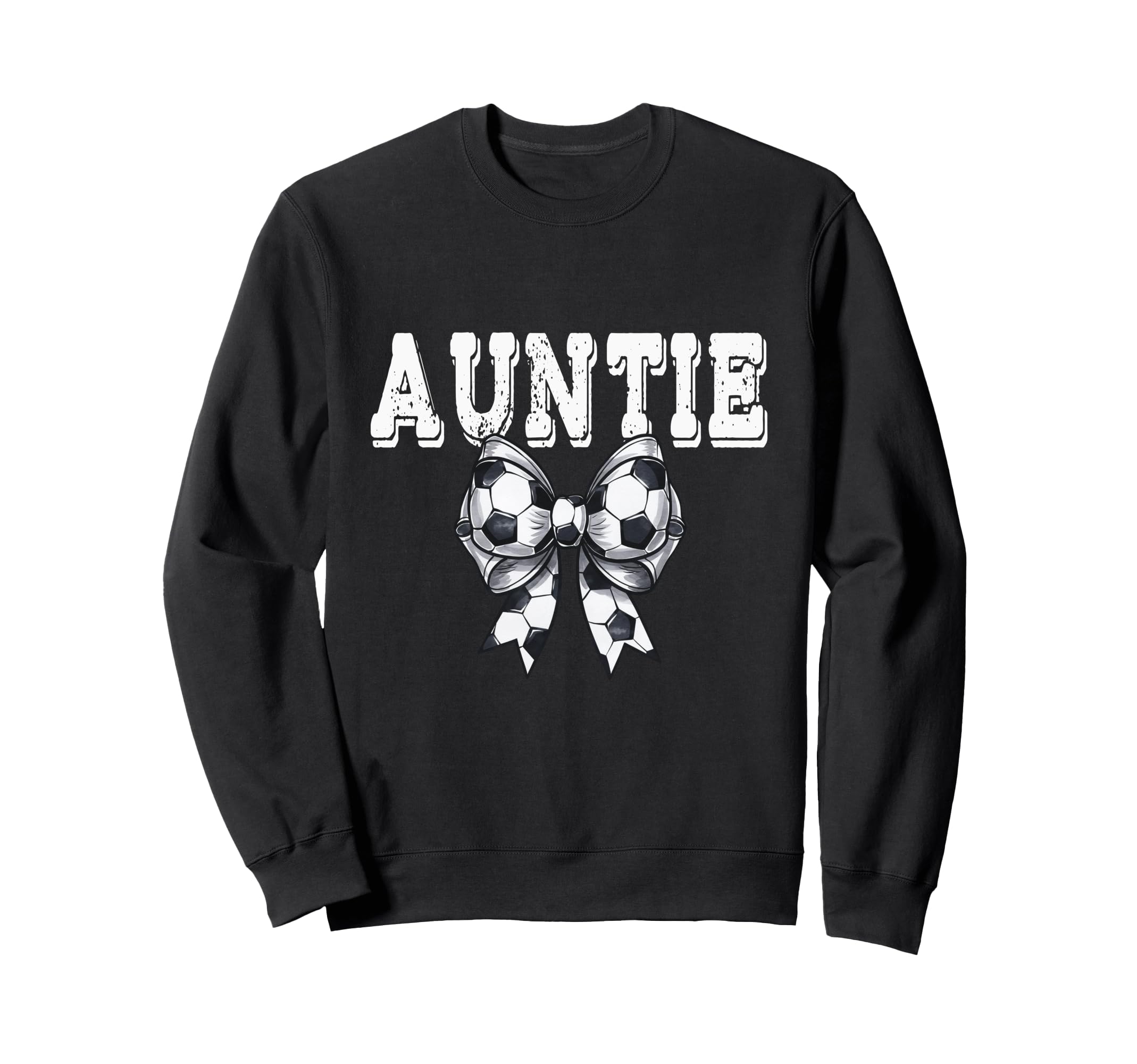 Coquette Soccer Bow Mom Sister Auntie Sweatshirt - Aesthetic Graphic Unisex - T-Shirt, Sweatshirt, Hoodie