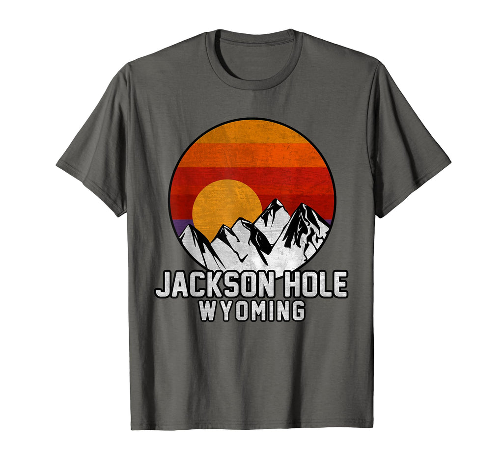 Jackson Hole Mountain Sunset T-Shirt - Aesthetic Graphic for Adults - T-Shirt, Sweatshirt, Hoodie