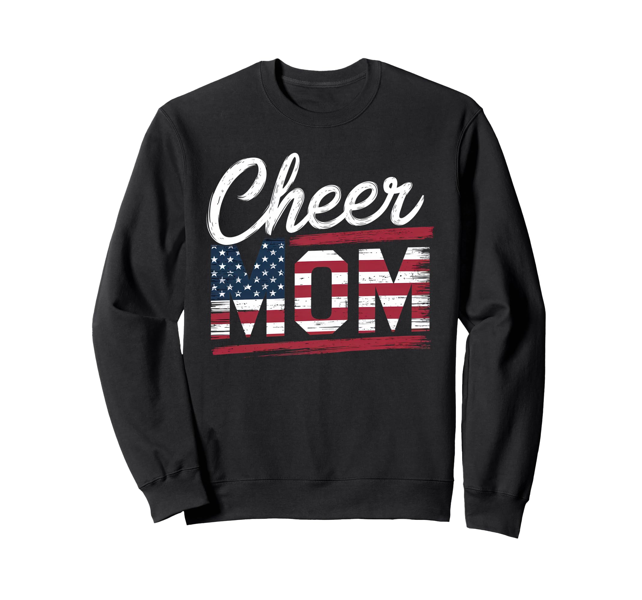 Cheer Mom Mother Bow Cheerleader Game Sweatshirt - Graphic Print Men Women - T-Shirt, Sweatshirt, Hoodie