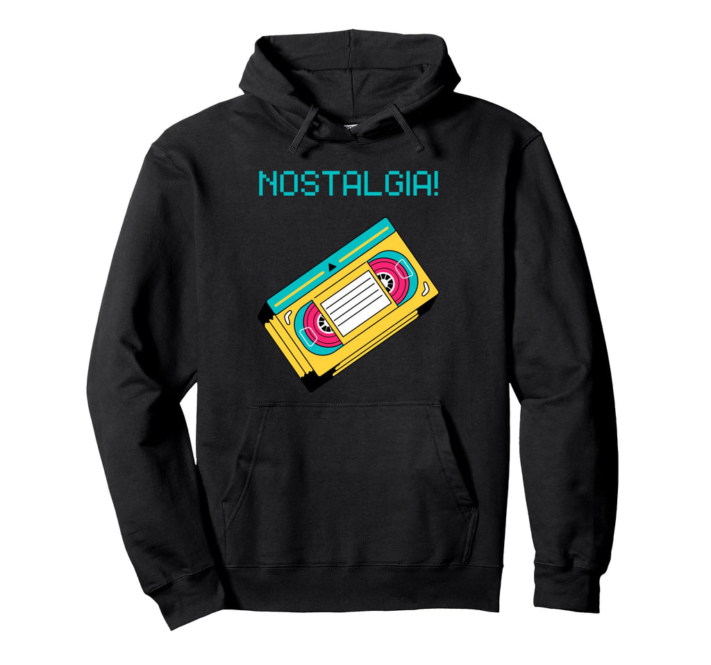 Nostalgia And 90S Cassette Tape Hoodie - Unique Graphic Men Women - T-Shirt, Sweatshirt, Hoodie