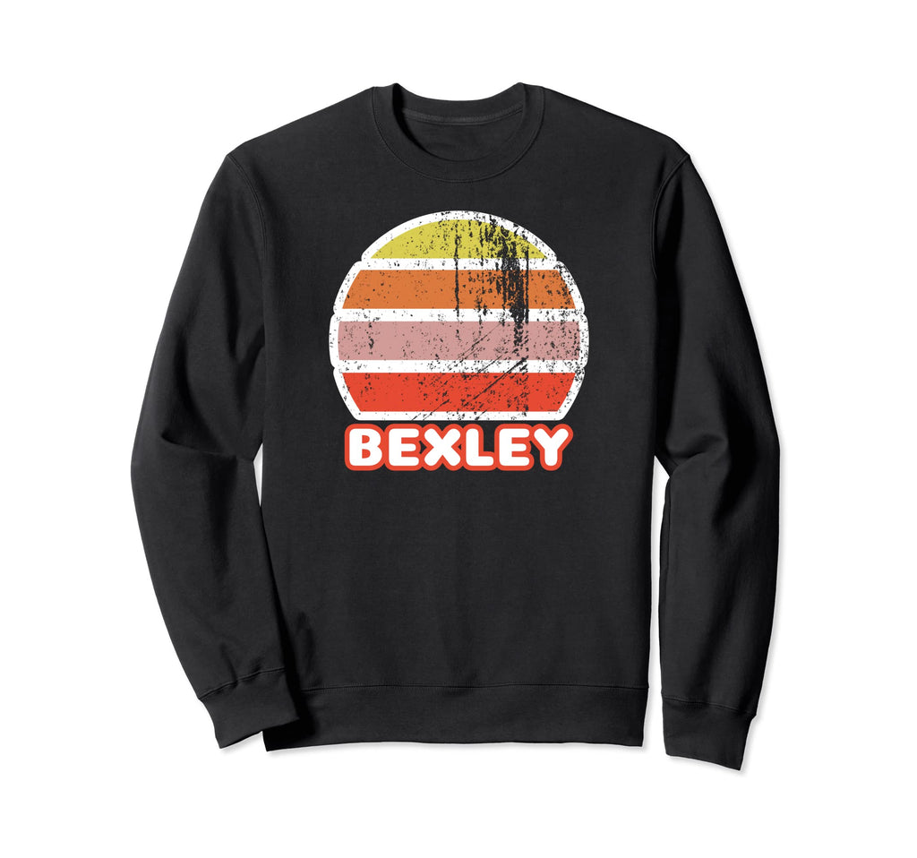 Bexley London Distressed Effect Sweatshirt - Fun Novelty Design for Adults - T-Shirt, Sweatshirt, Hoodie