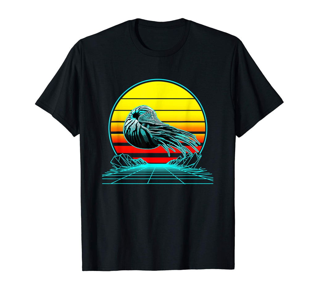 Sunset Nautilus T-Shirt - Custom Art Print Unisex - T-Shirt, Sweatshirt, Hoodie