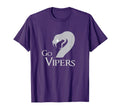 Go Vipers Football Baseball Basketball T-Shirt - Trendy Graphic Unisex - T-Shirt, Sweatshirt, Hoodie