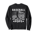 Baseball Pops Dad Usa Flag 4Th Sweatshirt - Custom Art Print for Adults - T-Shirt, Sweatshirt, Hoodie