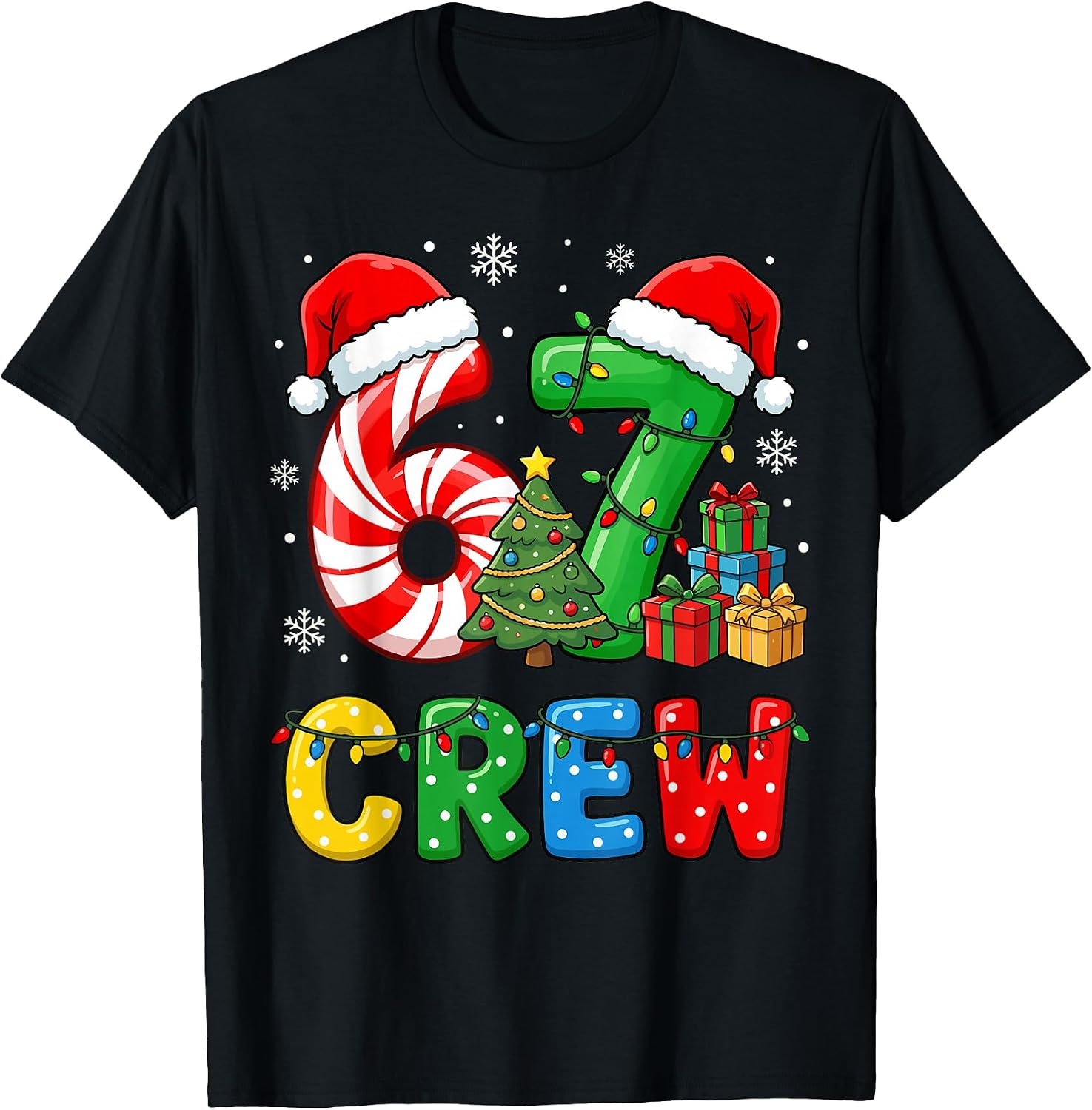 67 Meme Kids Boys Family Crew Xmas Merch - Adult & Kids T-Shirts, Sweatshirts & Hoodies apparel design preview 1