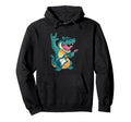 Funny Crocodile Rock Music Guitarist Hoodie - Trendy Graphic Men Women - T-Shirt, Sweatshirt, Hoodie