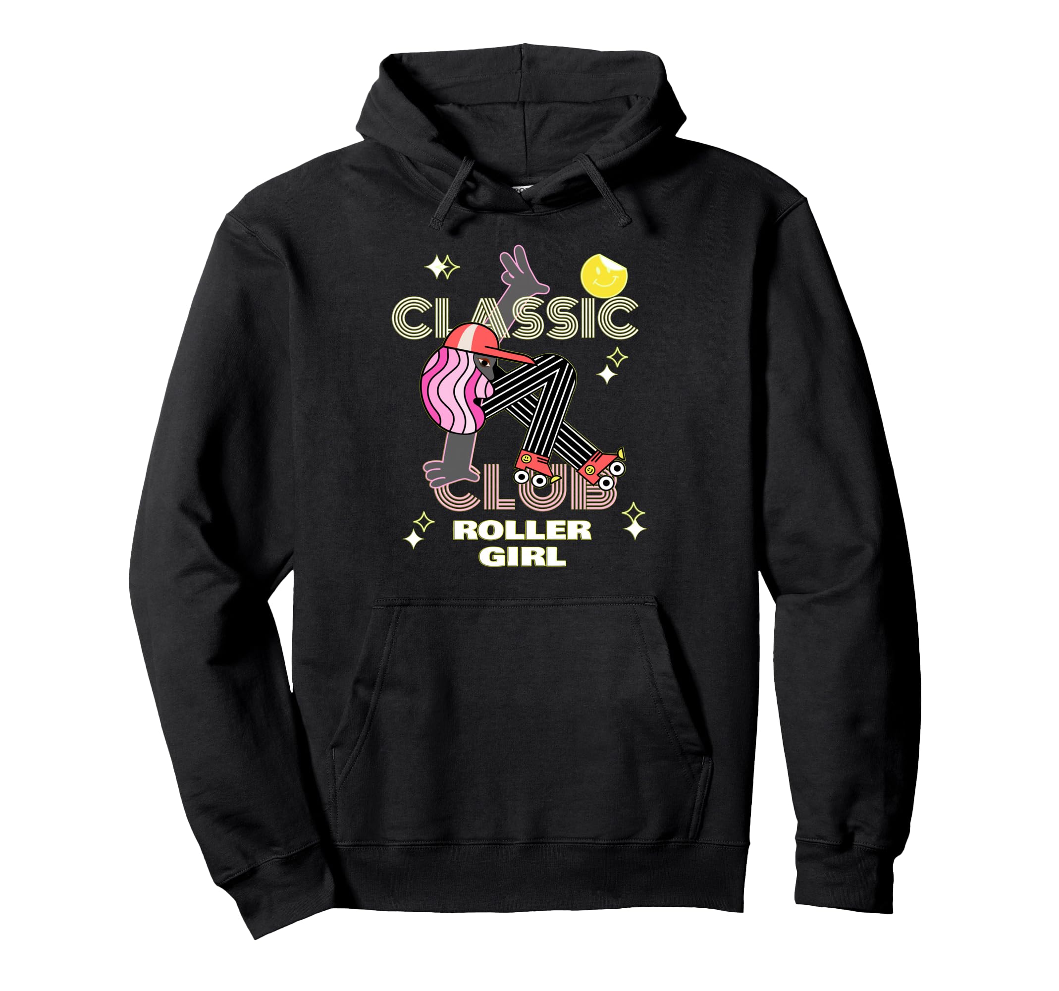 Funny Roller Skates 80S Aesthetic Hoodie - Streetwear Style Men Women - T-Shirt, Sweatshirt, Hoodie