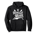 Baseball Mom Baseball Mama Hoodie - Minimalist Print Men Women - T-Shirt, Sweatshirt, Hoodie