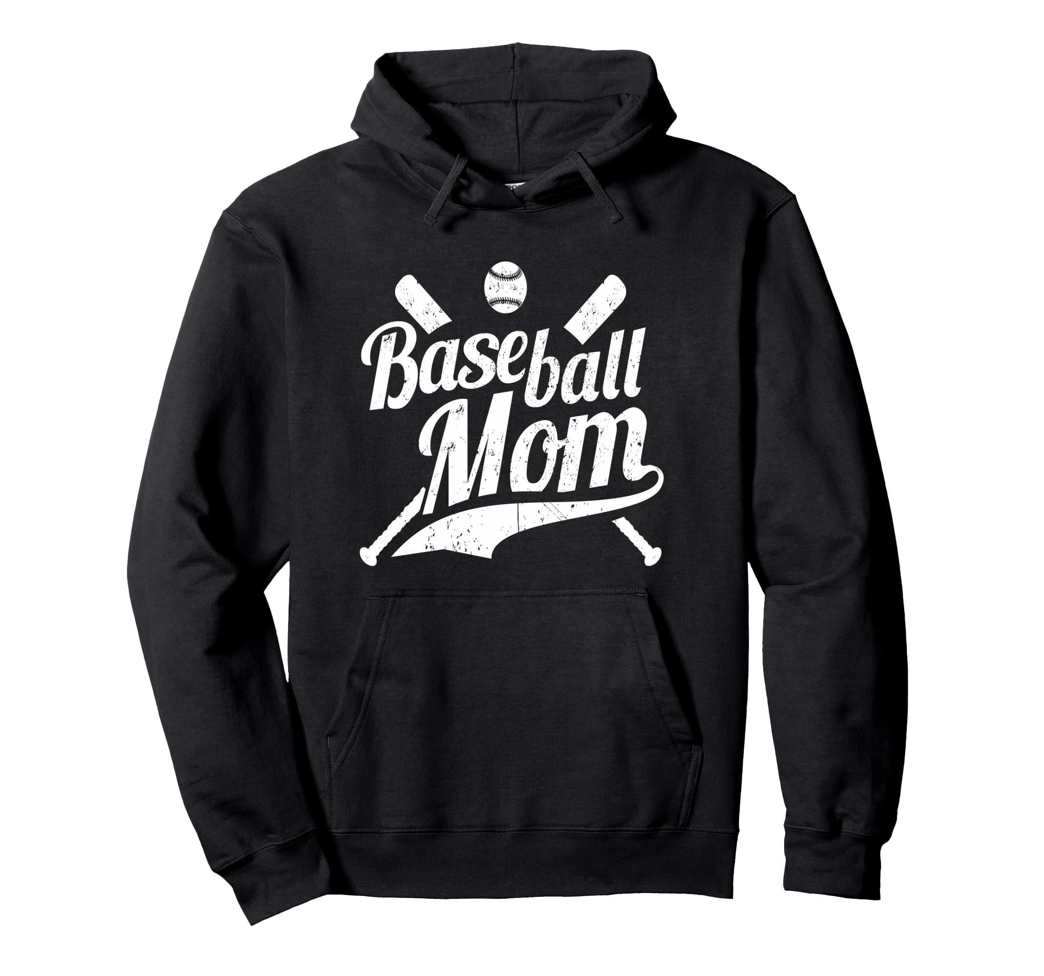 Baseball Mom Baseball Mama Hoodie - Minimalist Print Men Women - T-Shirt, Sweatshirt, Hoodie
