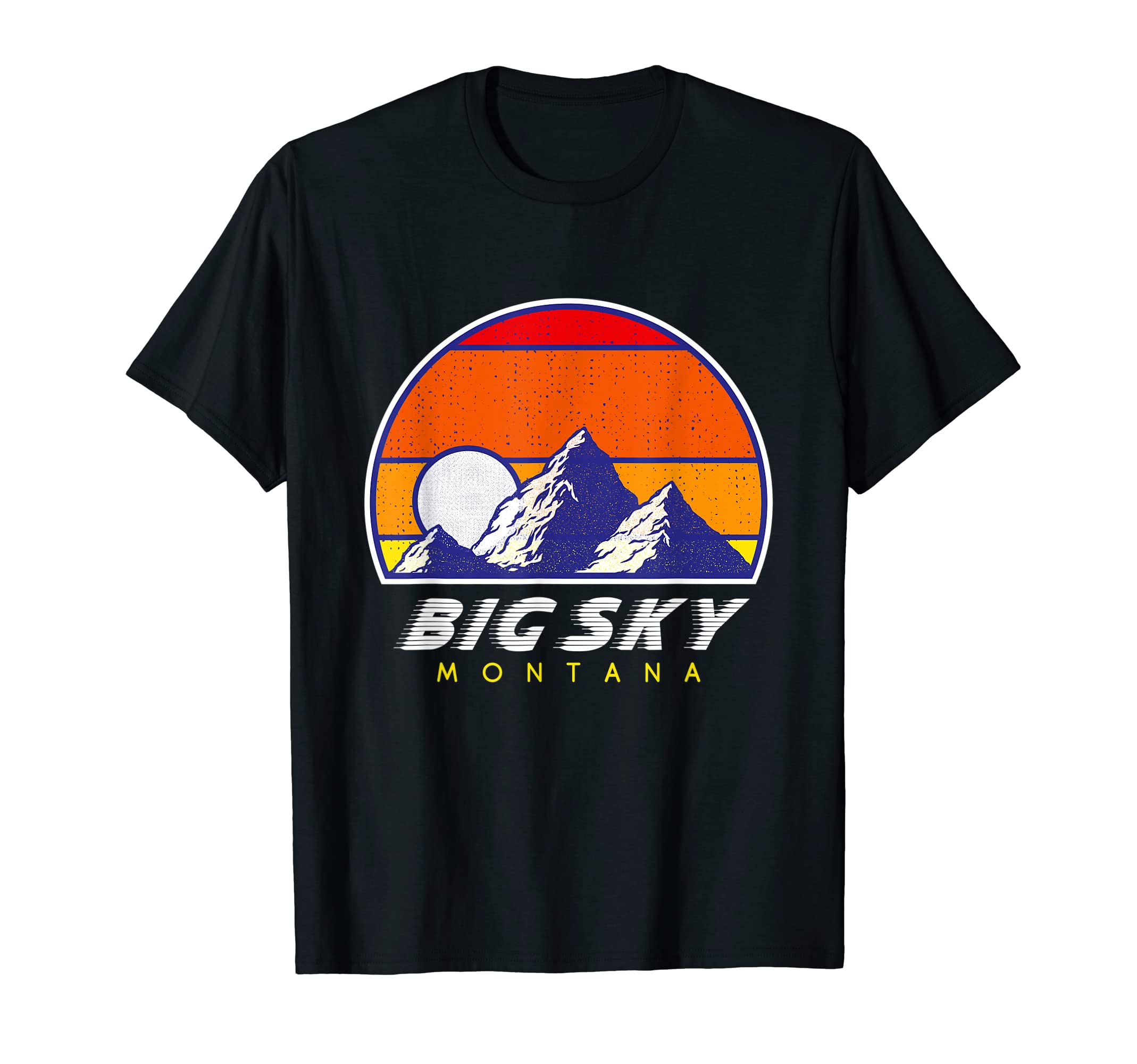 Big Sky Montana Usa Ski Resort 1980S T-Shirt - Custom Art Print Unisex - T-Shirt, Sweatshirt, Hoodie