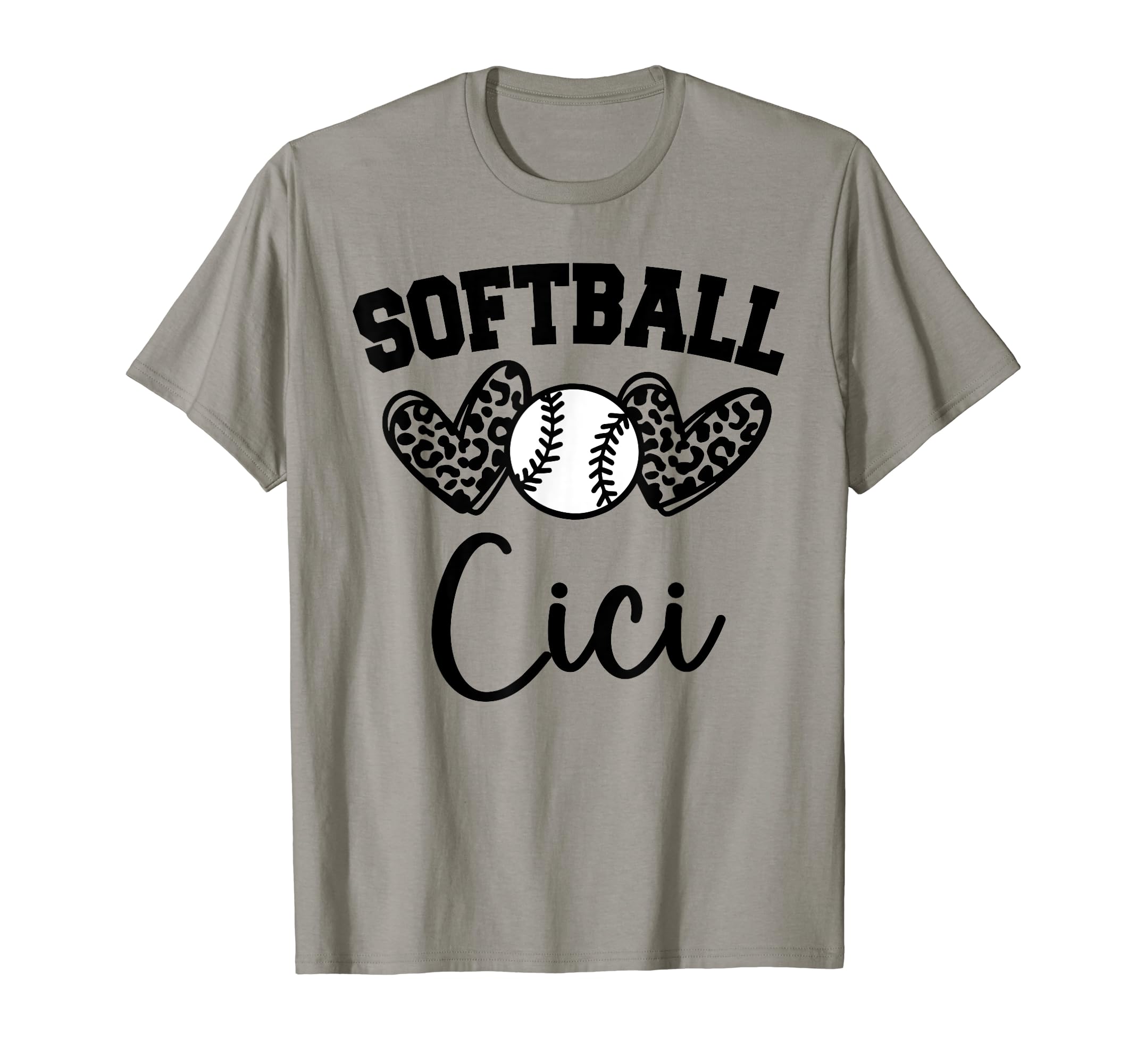 Personalized Baseball Heart Cici T-Shirt - Custom Art Print Unisex - T-Shirt, Sweatshirt, Hoodie