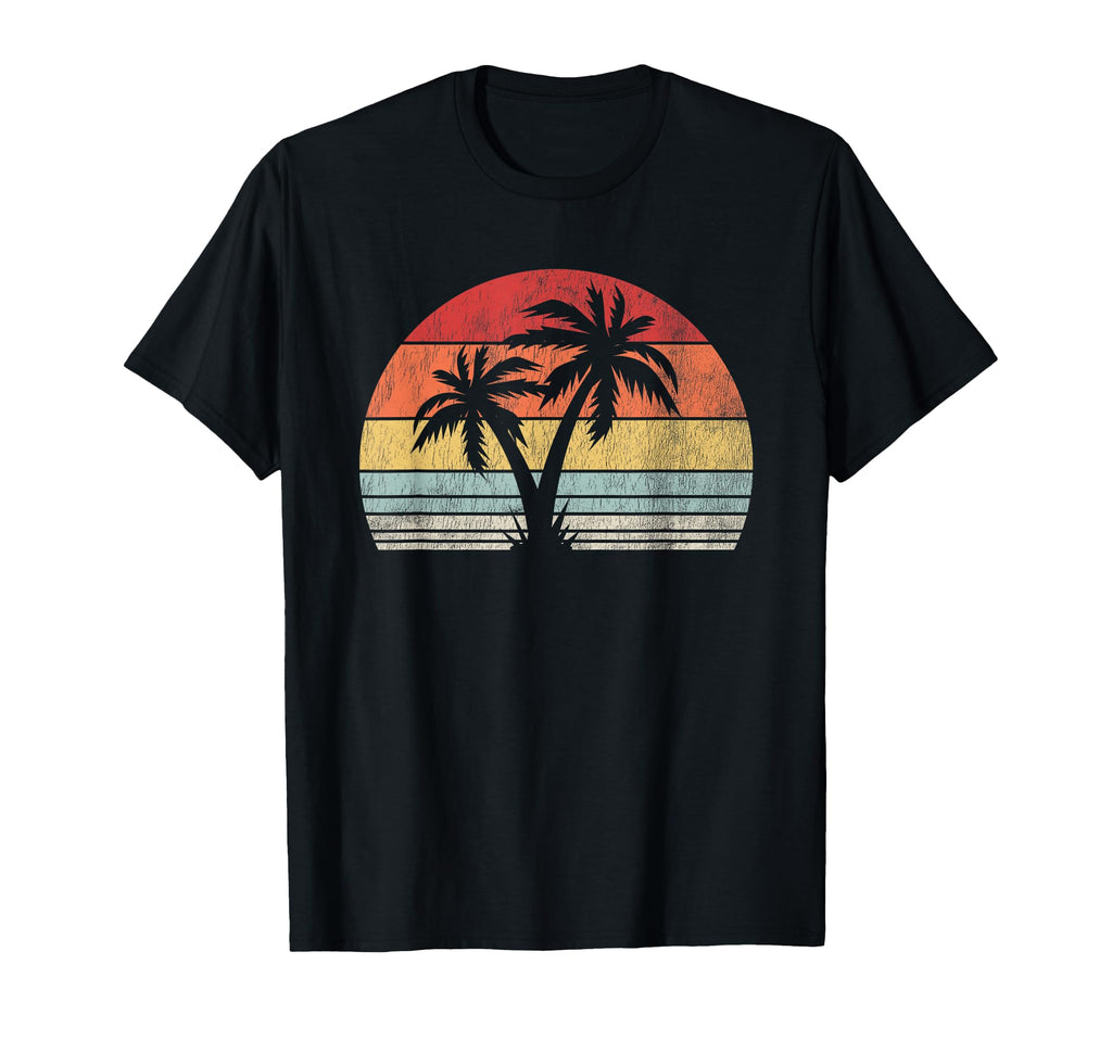 Good Vibes Only Palm Trees Sunset T-Shirt - Aesthetic Graphic for Adults - T-Shirt, Sweatshirt, Hoodie