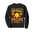 Softball Baseball Mom Player Coffee Sweatshirt - Unique Graphic Unisex - T-Shirt, Sweatshirt, Hoodie