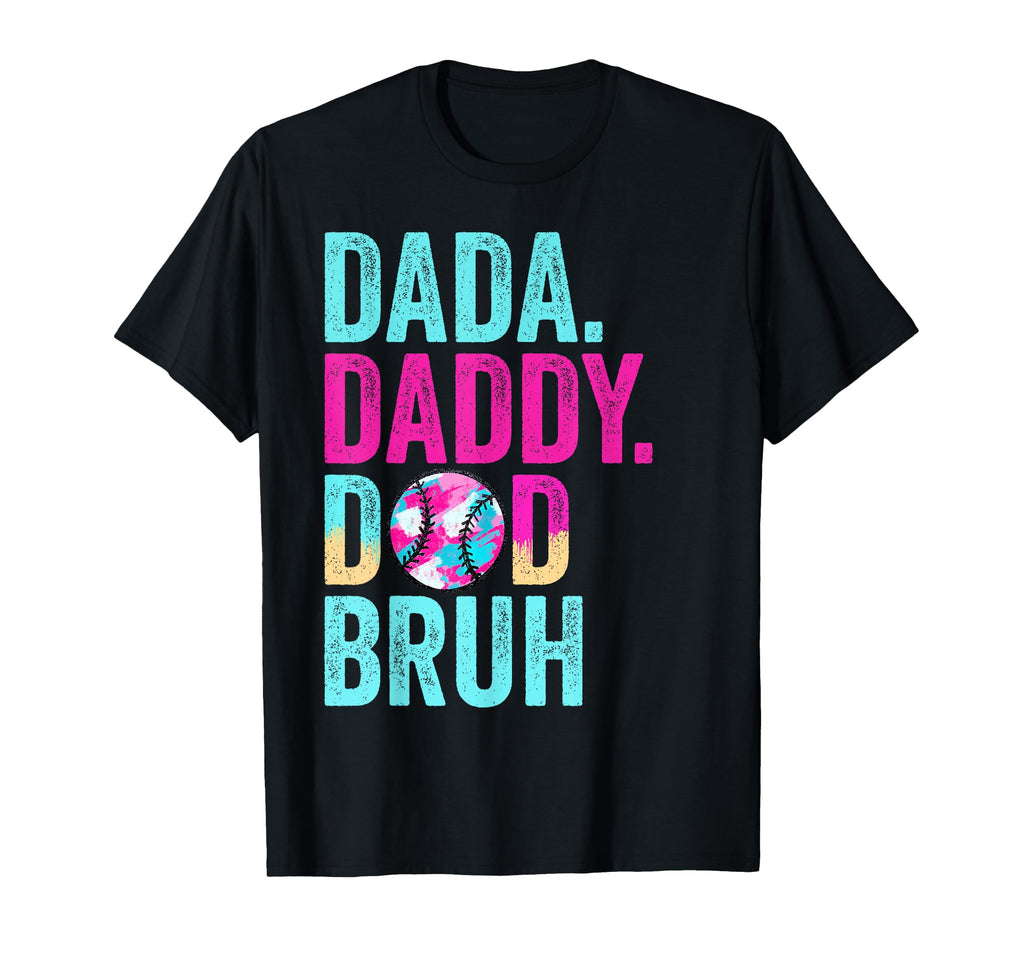 Dada Daddy Dad Bruh Baseball Drip Ice T-Shirt - Novelty Apparel for Adults - T-Shirt, Sweatshirt, Hoodie