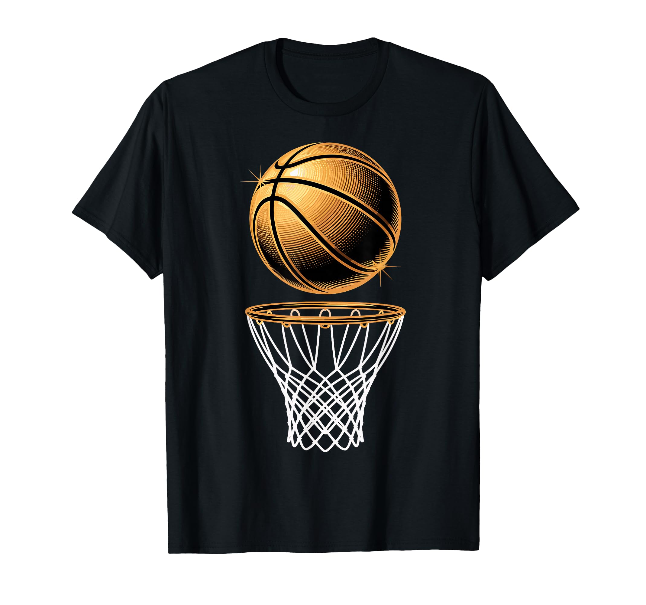 Basketball Basket Ball Basketball T-Shirt - Fun Novelty Design Unisex - T-Shirt, Sweatshirt, Hoodie