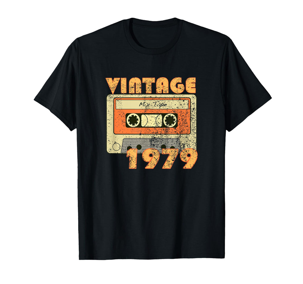 1979 Distressed 40 Birthday Anniversary T-Shirt - Graphic Print for Adults - T-Shirt, Sweatshirt, Hoodie
