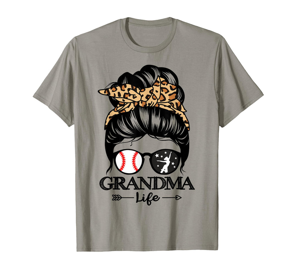 Grandma Life Messy Bun Hair Funny T-Shirt - Casual Everyday Wear Men Women - T-Shirt, Sweatshirt, Hoodie
