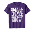 Small Town Smoke Show Western Cowboy T-Shirt - Custom Art Print Unisex - T-Shirt, Sweatshirt, Hoodie