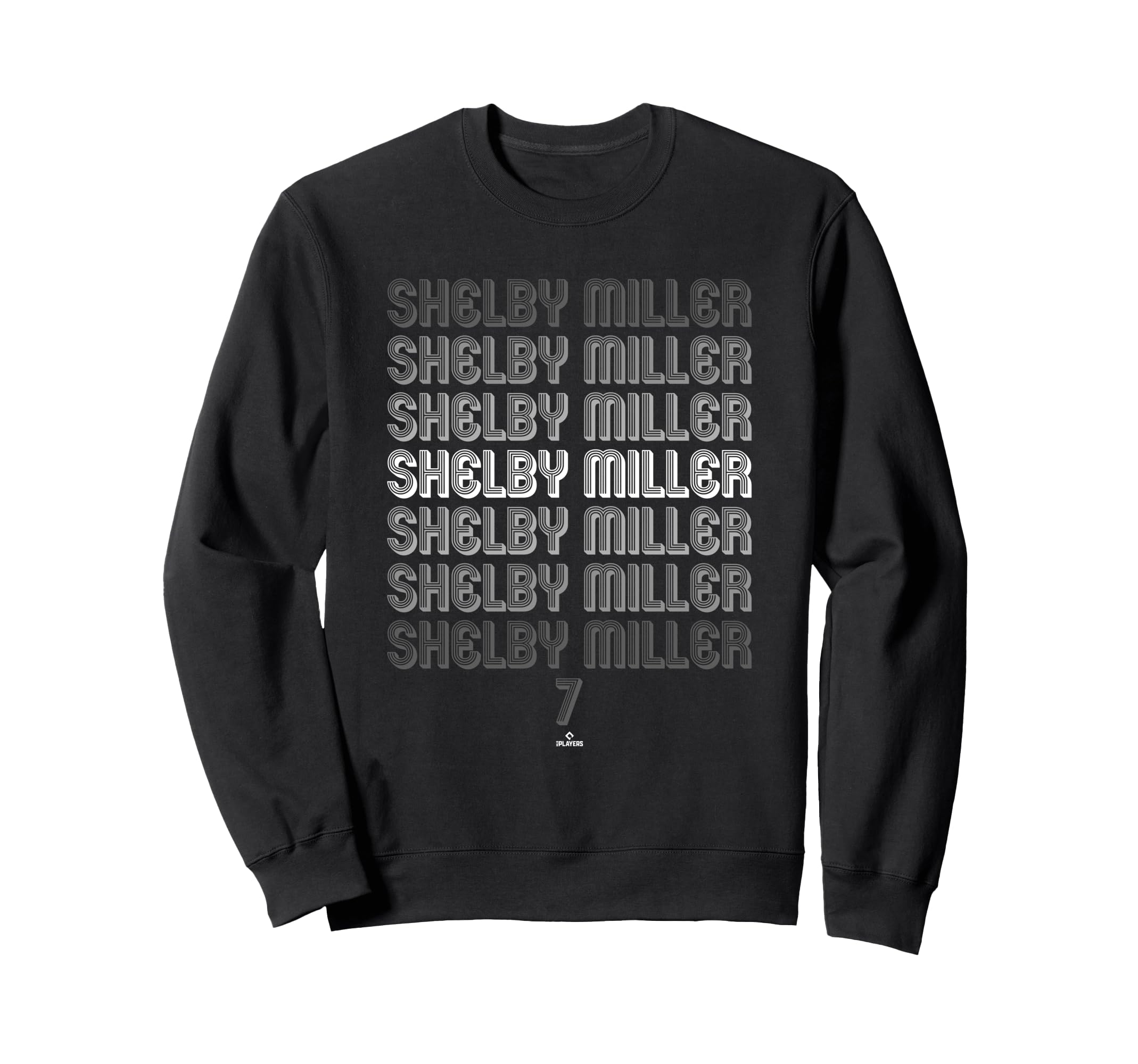 Repeating Text Shelby Miller Sweatshirt - Fun Novelty Design for Adults - T-Shirt, Sweatshirt, Hoodie