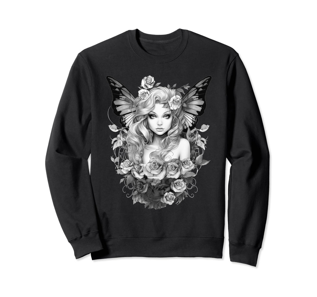 Fairy Butterfly Wings Fairycore Sweatshirt - Novelty Apparel for Adults - T-Shirt, Sweatshirt, Hoodie
