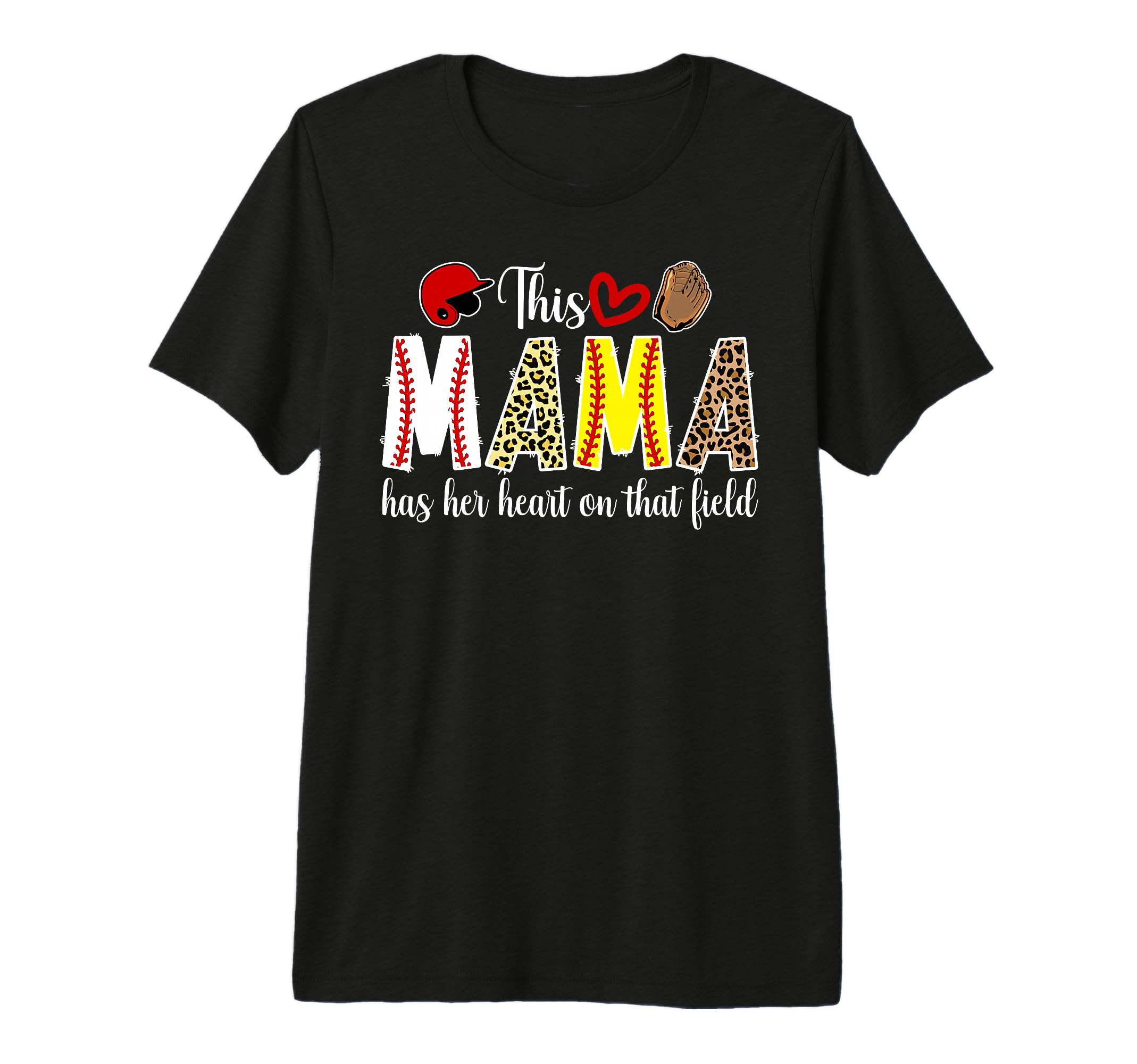 This Mama Has Her Heart That Field T-Shirt - Streetwear Style Unisex - T-Shirt, Sweatshirt, Hoodie