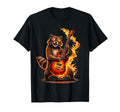Raccoon Playing Guitar Funny Rock T-Shirt - Aesthetic Graphic Unisex - T-Shirt, Sweatshirt, Hoodie