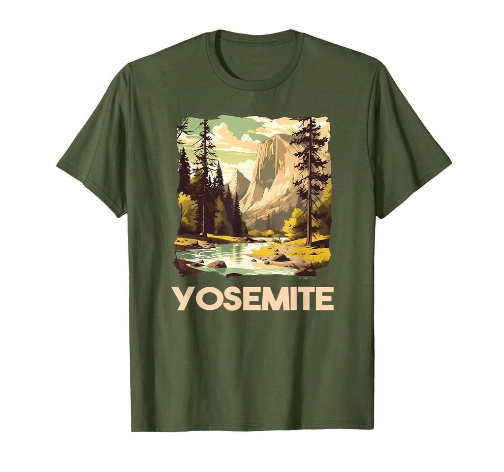 Yosemite National Park Nature Lover T-Shirt - Unique Graphic Men Women - T-Shirt, Sweatshirt, Hoodie