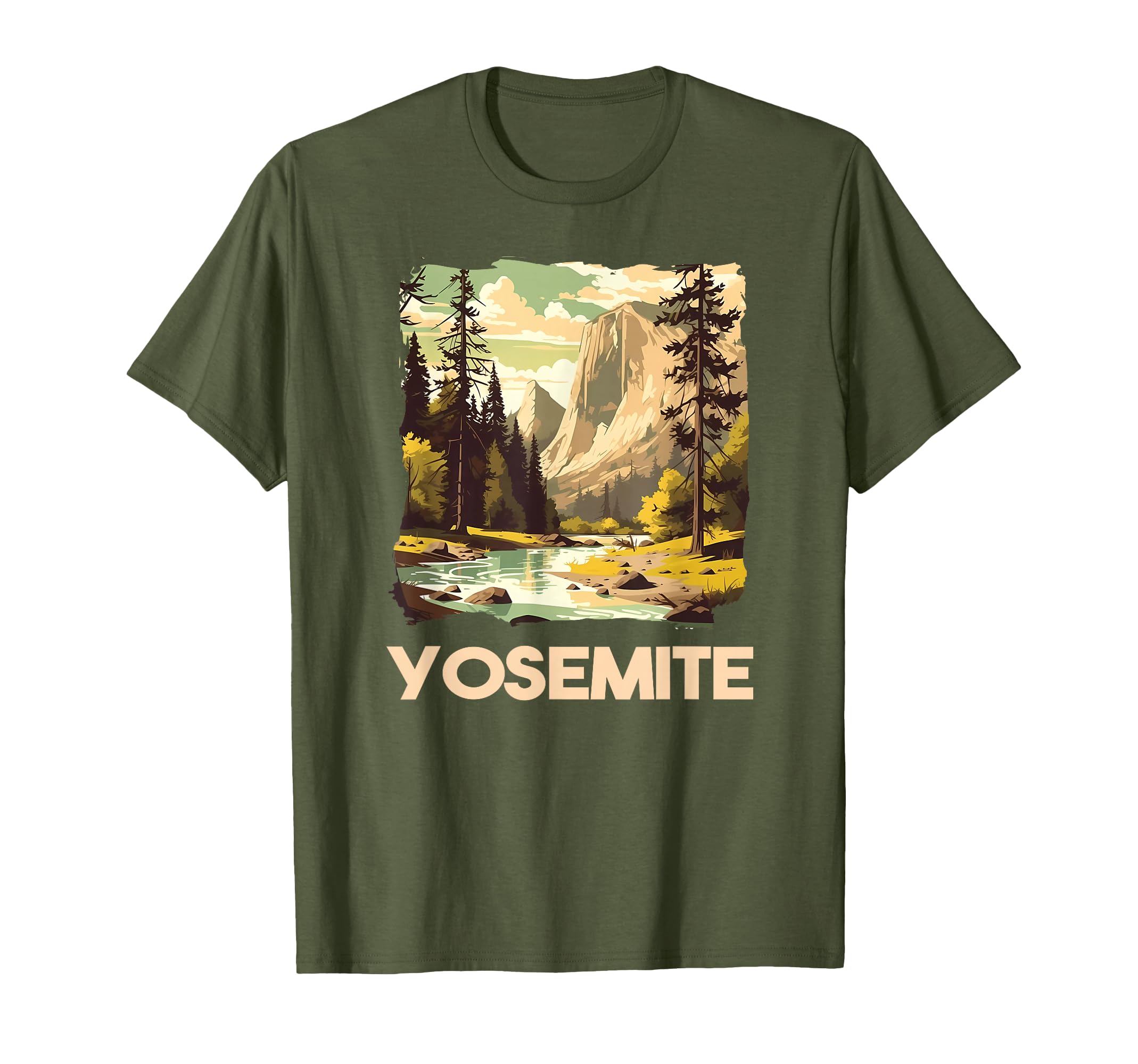 Yosemite National Park Nature Lover T-Shirt - Unique Graphic Men Women - T-Shirt, Sweatshirt, Hoodie