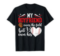 My Boyfriend Baseball Girlfriend T-Shirt - Minimalist Print Unisex - T-Shirt, Sweatshirt, Hoodie