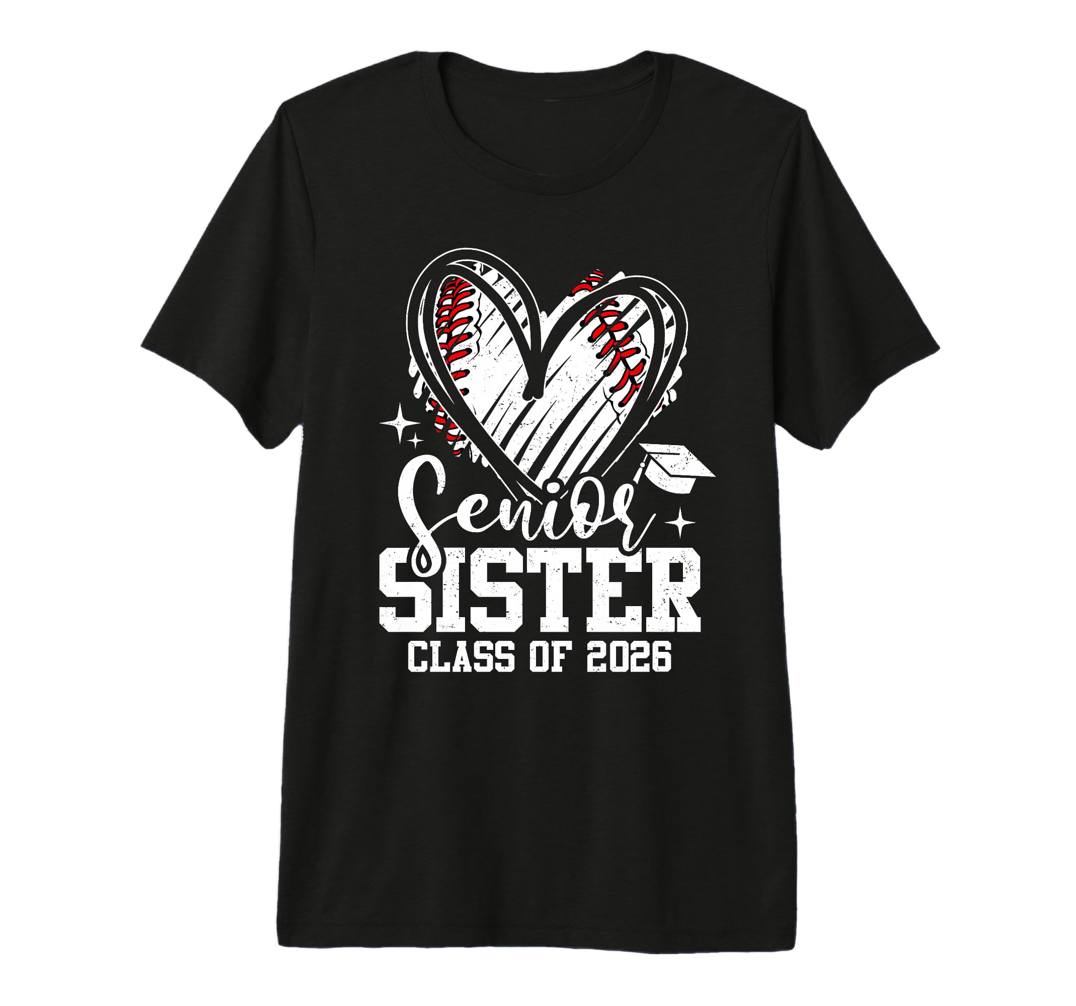 Senior Sister Class 2026 Baseball T-Shirt - Streetwear Style Men Women - T-Shirt, Sweatshirt, Hoodie
