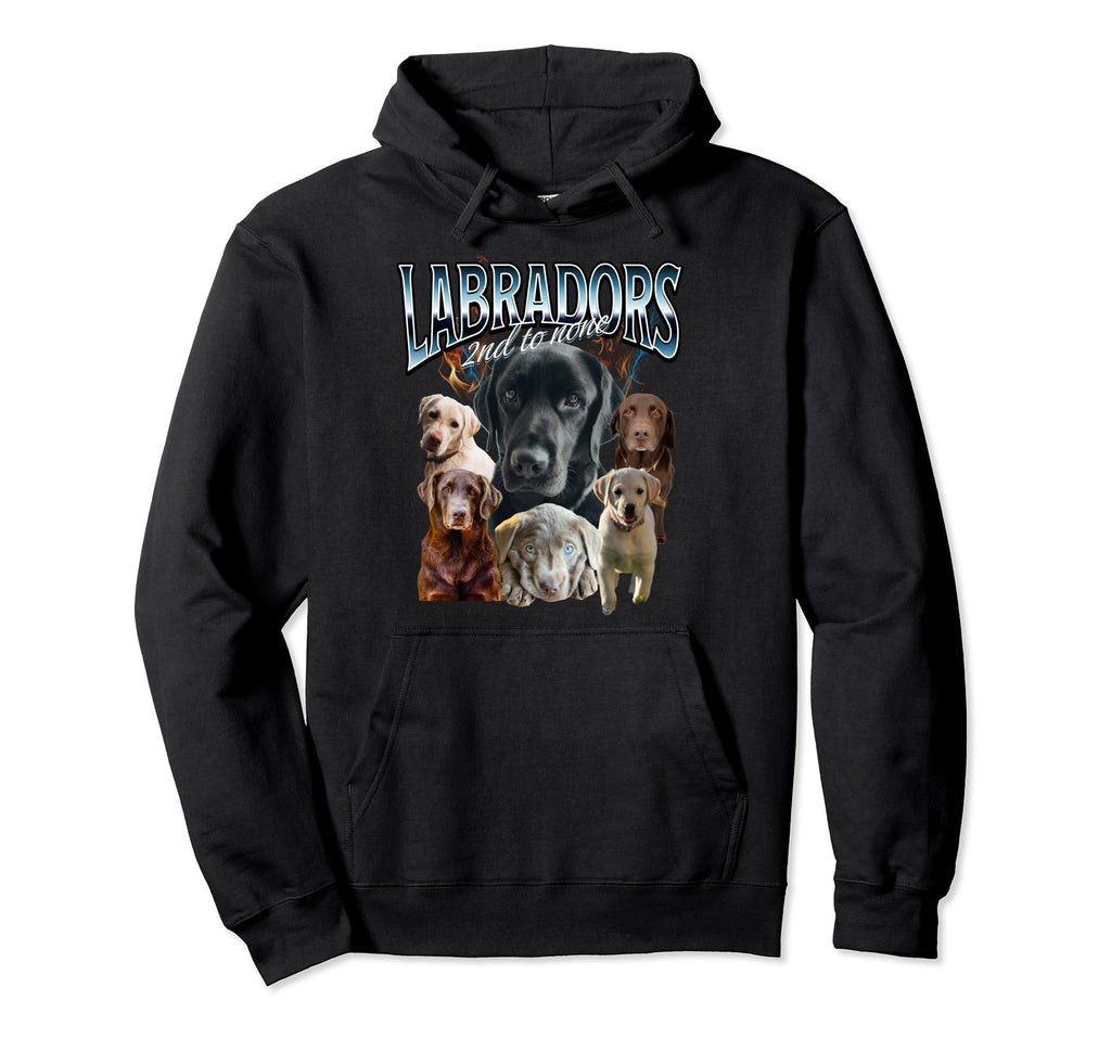Dog Lovers Labrador Retriever 90S Hoodie - Fun Novelty Design Unisex - T-Shirt, Sweatshirt, Hoodie