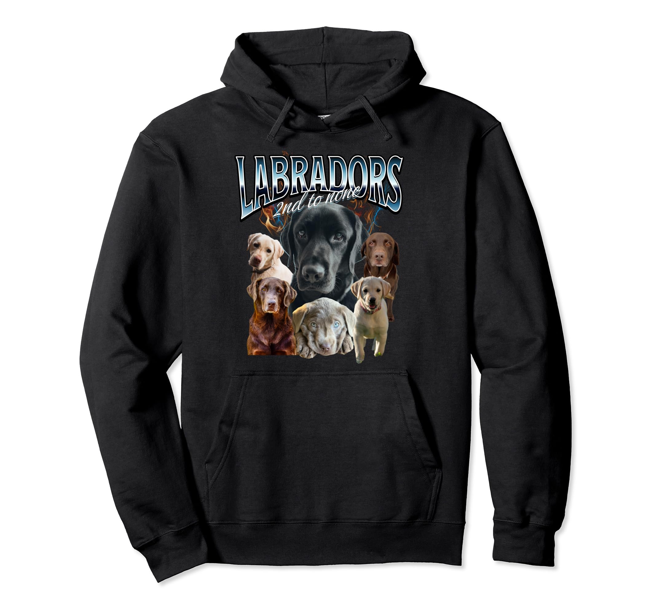 Dog Lovers Labrador Retriever 90S Hoodie - Fun Novelty Design Unisex - T-Shirt, Sweatshirt, Hoodie