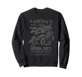 Race Car Distressed Sweatshirt - Trendy Graphic Men Women - T-Shirt, Sweatshirt, Hoodie