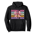 Baseball Mom Baseball Mama Mothers Hoodie - Custom Art Print for Adults - T-Shirt, Sweatshirt, Hoodie
