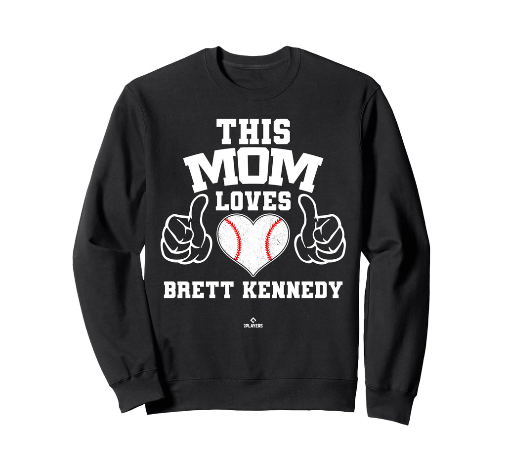 This Mom Loves Brett Kennedy Sweatshirt - Custom Art Print Men Women - T-Shirt, Sweatshirt, Hoodie