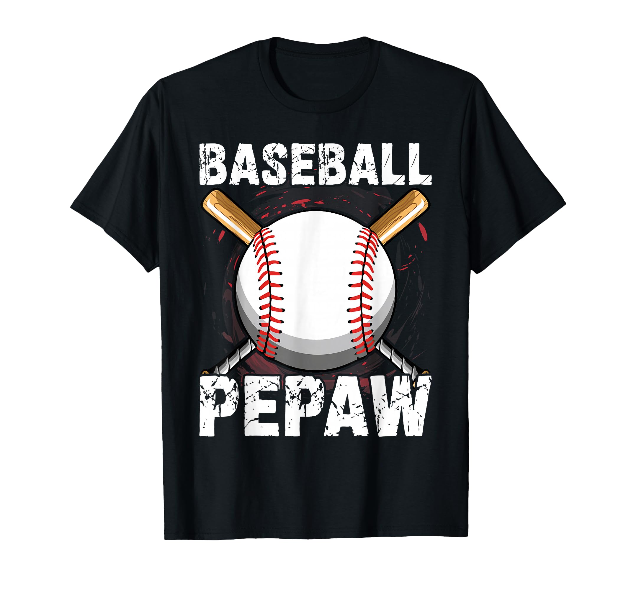 Distressed Baseball Pepaw Family T-Shirt - Unique Graphic Men Women - T-Shirt, Sweatshirt, Hoodie
