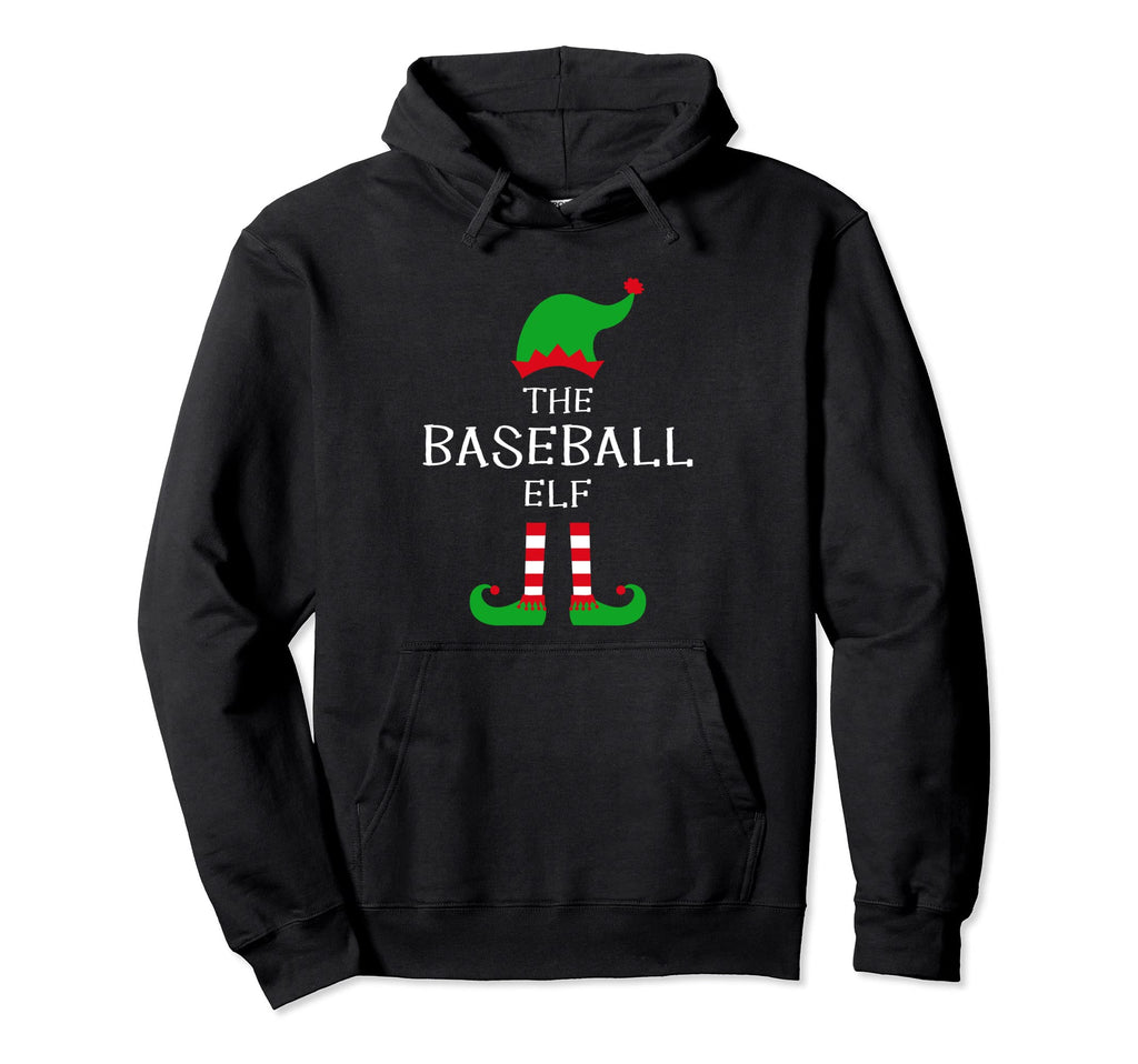 Baseball Elf Matching Family Group Hoodie - Streetwear Style for Adults - T-Shirt, Sweatshirt, Hoodie