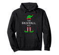 Baseball Elf Matching Family Group Hoodie - Streetwear Style for Adults - T-Shirt, Sweatshirt, Hoodie