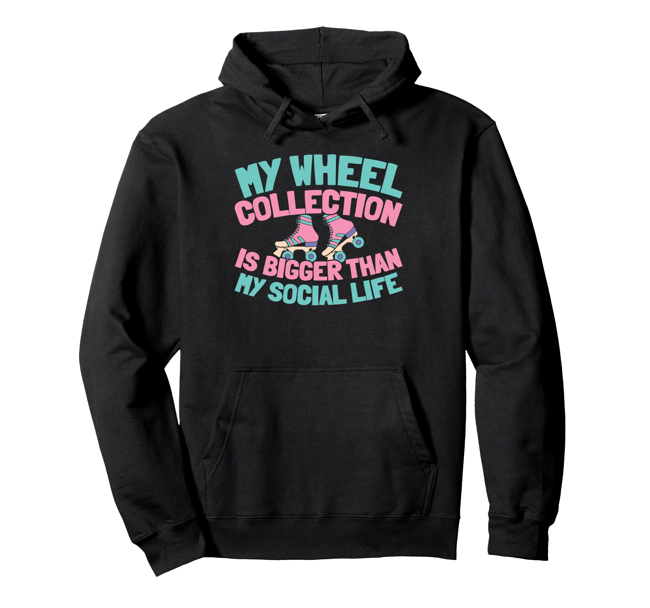 Skater Skates Roller Skating Hoodie - Casual Everyday Wear Men Women - T-Shirt, Sweatshirt, Hoodie