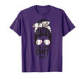 Rub Some Dirt It Messy Bun Baseball Mama T-Shirt - Graphic Print Men Women - T-Shirt, Sweatshirt, Hoodie