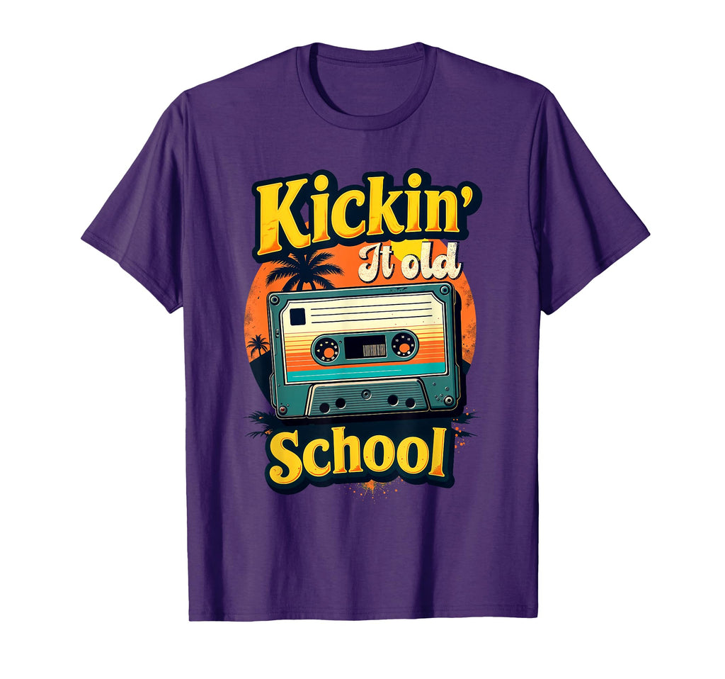 Kickin It Old School Mens 80S 90S T-Shirt - Streetwear Style Men Women - T-Shirt, Sweatshirt, Hoodie