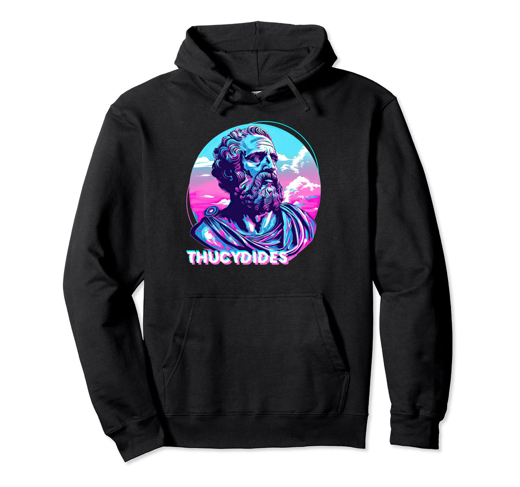 Thucydides Stoic Philosophy Vaporwave Hoodie - Fun Novelty Design Unisex - T-Shirt, Sweatshirt, Hoodie