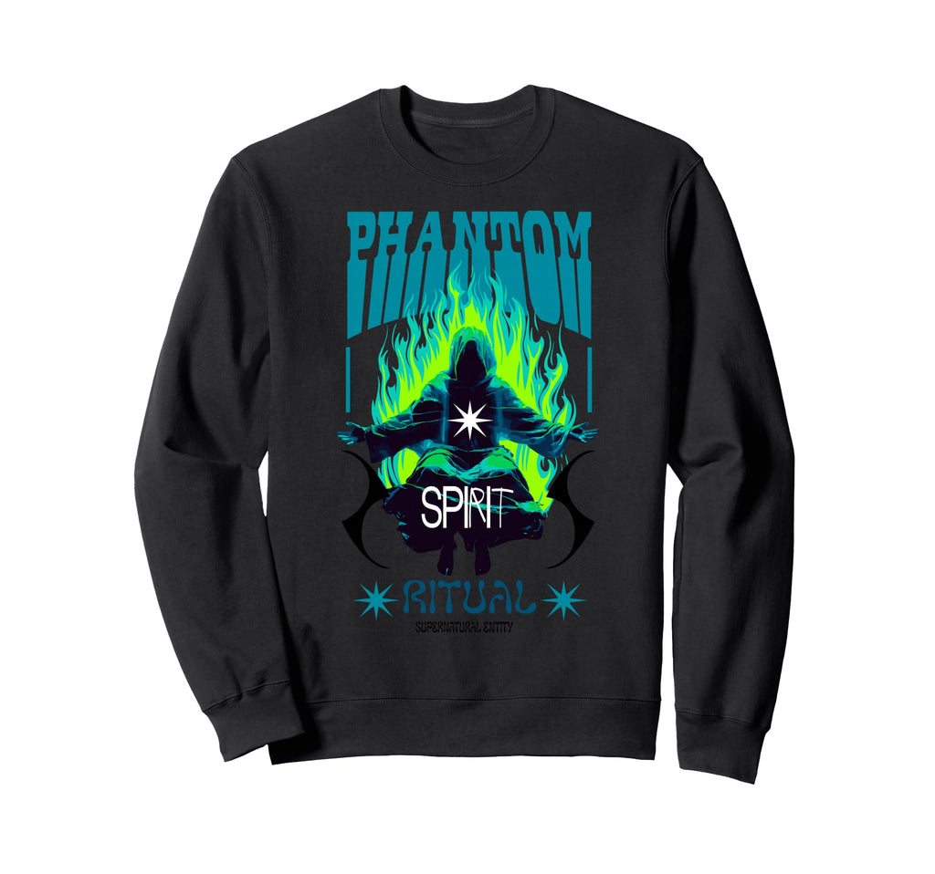 Y2K Phantom Bold Urban Graffiti Sweatshirt - Streetwear Style for Adults - T-Shirt, Sweatshirt, Hoodie