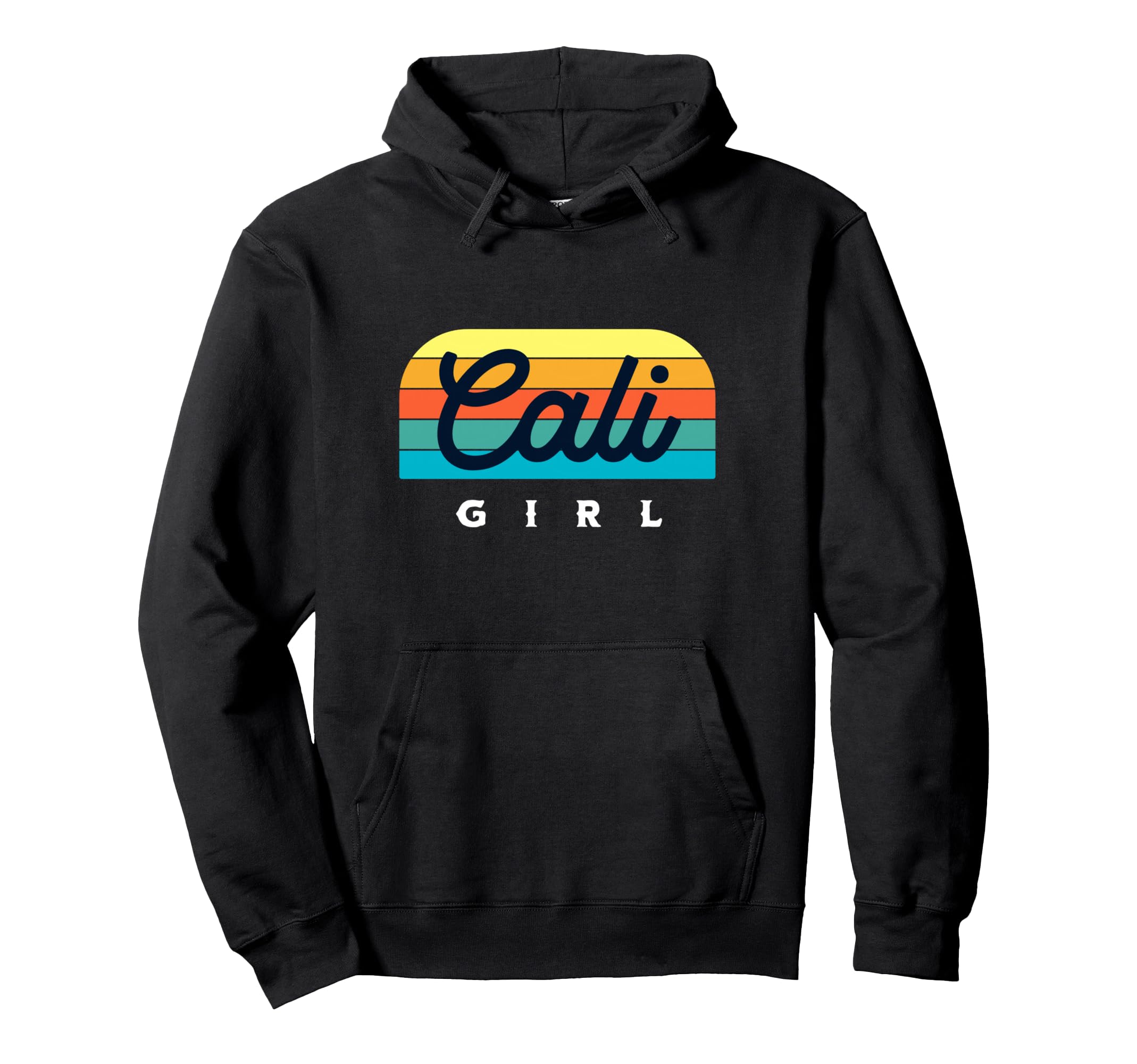 Cali California Sunset Hoodie - Casual Everyday Wear Men Women - T-Shirt, Sweatshirt, Hoodie
